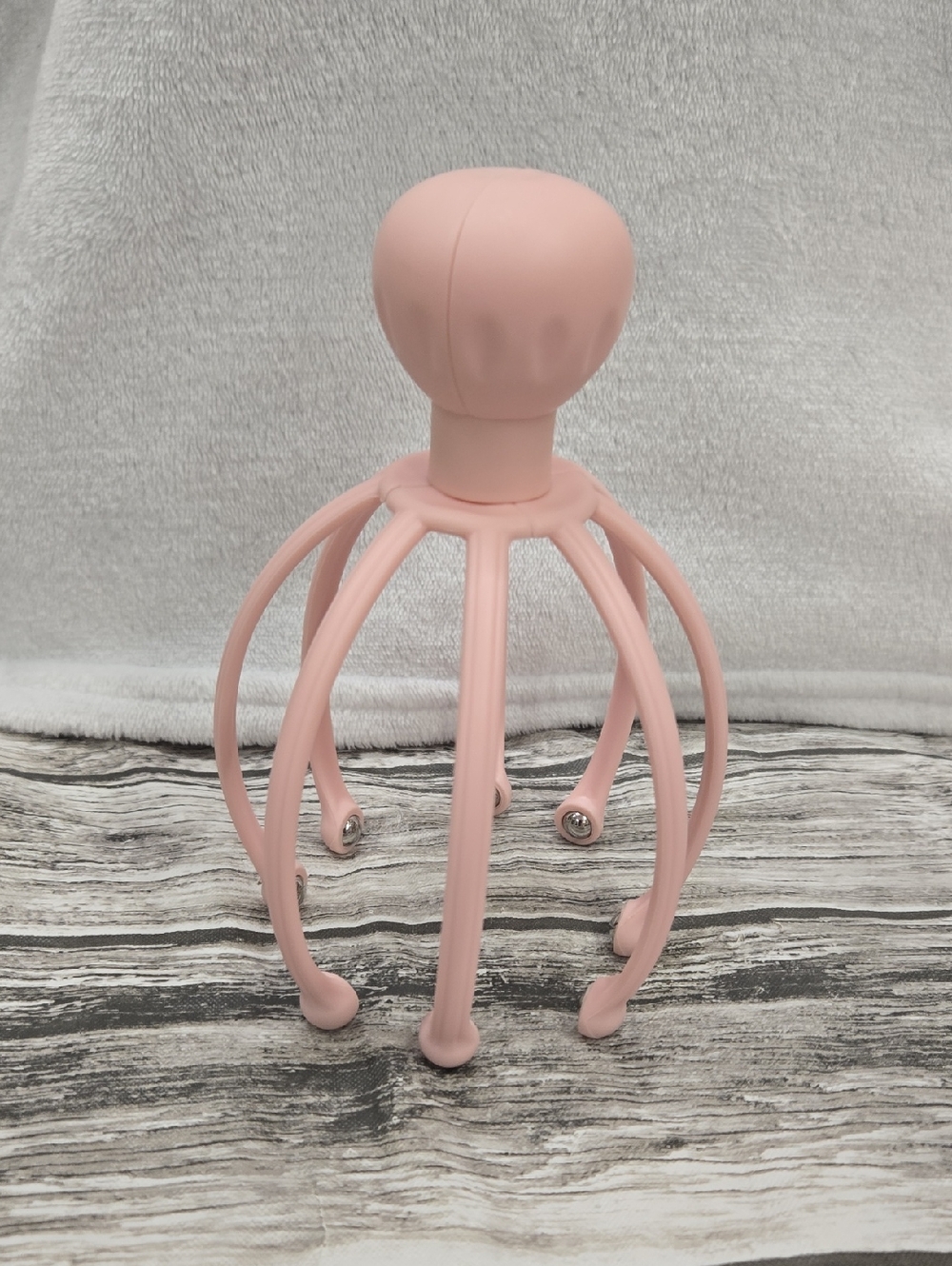 Handheld Pink Scalp Massager